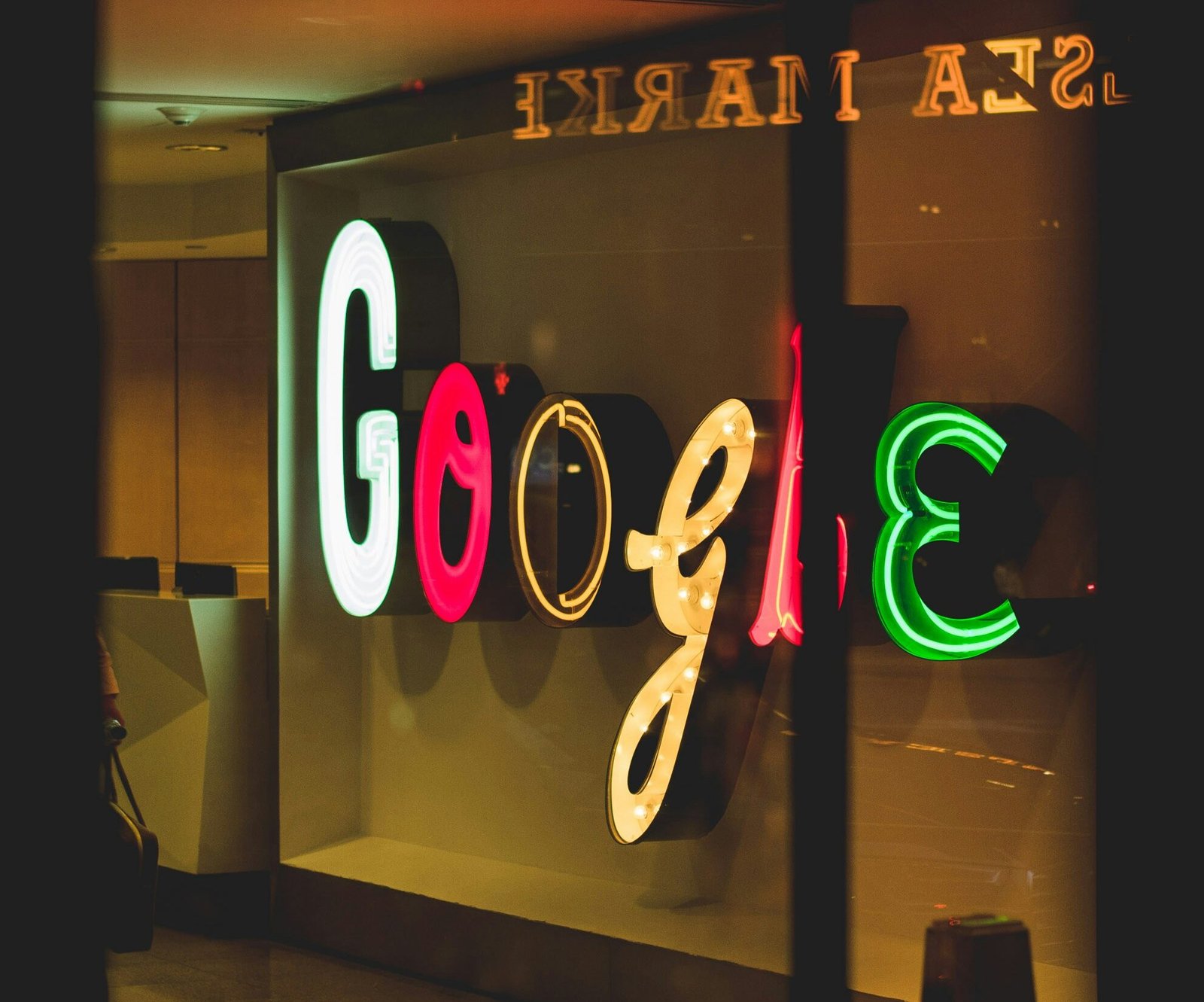 Google light signage